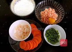 磷虾猪肉糯米丸的做法图解1