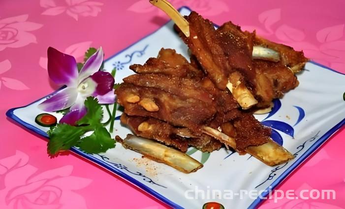 The recipe for honey sauce salt and pepper lamb chops