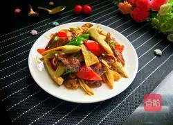 春笋炒腊肠的做法图解15