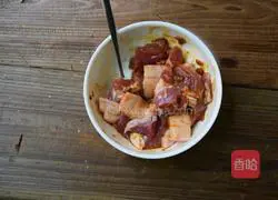 南瓜烧肉（黄豆酱版）的做法图解2