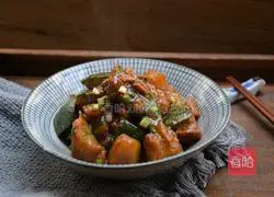 南瓜烧肉（黄豆酱版）的做法图解7