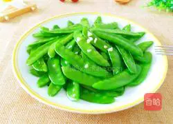 蒜蓉荷兰豆的做法图解8