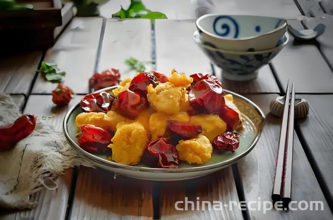 The recipe for spicy cod balls