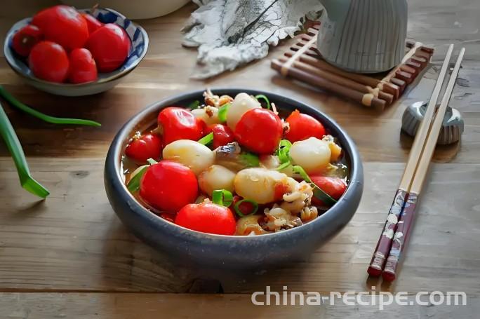 The recipe for making spicy squid fry