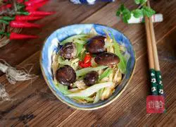 珍珠菇烩芹菜腐竹的做法图解9