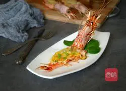 芝士焗阿根廷红虾的做法图解8