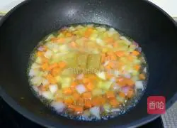 咖喱年糕的做法图解5