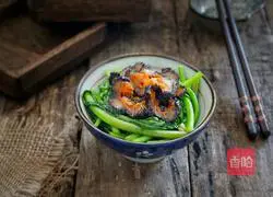 红极参炒茼蒿的做法图解8