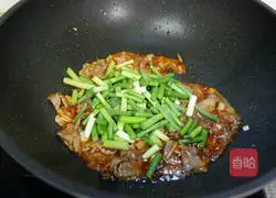 蒜苔炒猪心的做法图解7