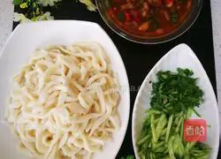 (香菇肉卤)炸酱面 的做法图解10