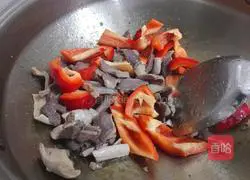 菠萝炒鸭胗的做法图解4