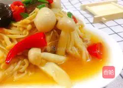 素炒三菇的做法图解1