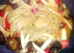 素炒三菇的做法图解4