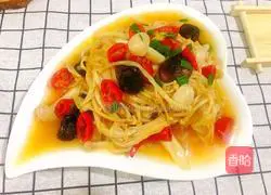 素炒三菇的做法图解5