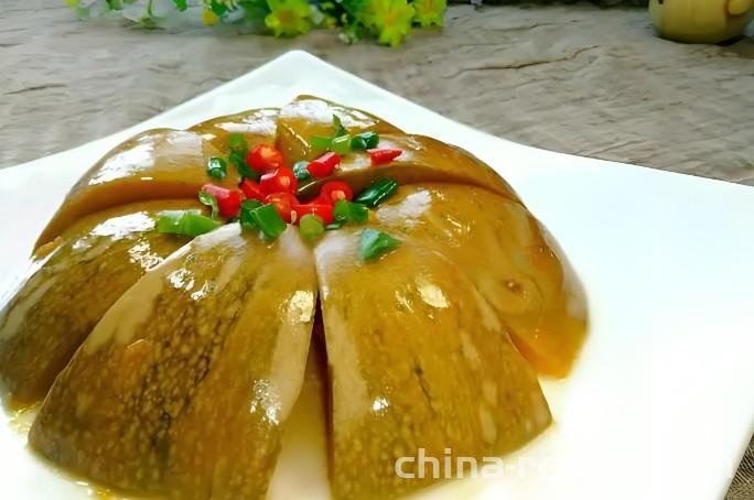 The recipe for meat and vegetable pumpkin