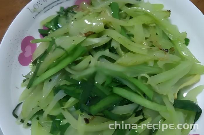 The recipe for lettuce and chives