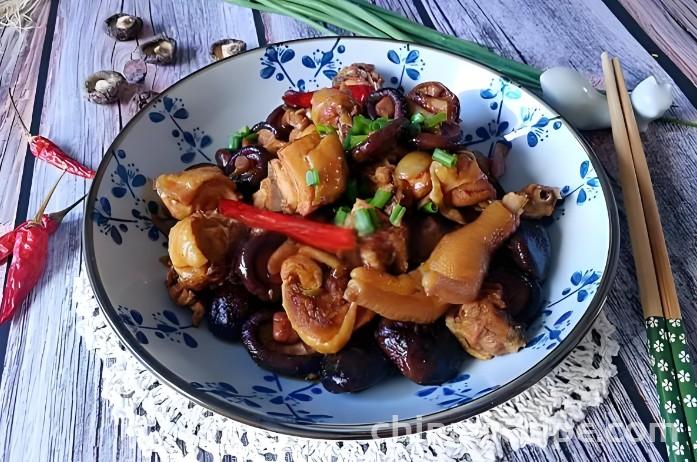 The method of making mushroom roasted chicken chunks