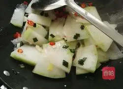 素炒冬瓜片的做法图解5