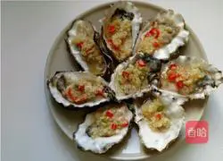 蒜蓉蒸生蚝的做法图解5
