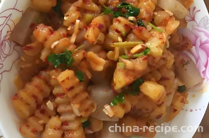 The recipe for wolf toothed potatoes