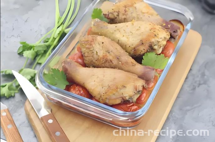 Recipe for Flavored Roasted Chicken Legs