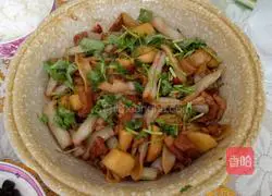 五花肉炖豆角的做法图解8