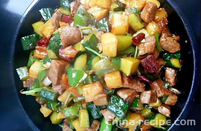The recipe for stir frying vegetables at home