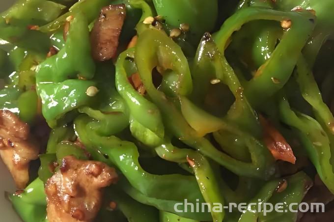 How to make Twice cooked pork with green pepper