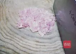 茄子肉末ฅ的做法图解2