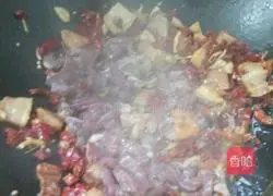 五花肉炒猪肝的做法图解7