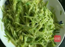 青萝卜烙的做法图解3