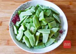 辣炒扁豆的做法图解3