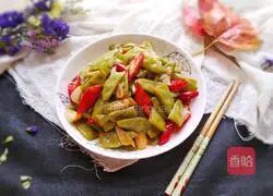 辣炒扁豆的做法图解12