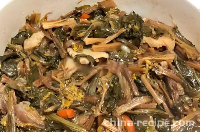 The recipe for Hakka cuisine dry pot