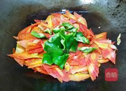 青椒胡萝卜片的做法图解9