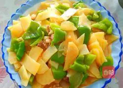 青椒土豆片的做法图解6