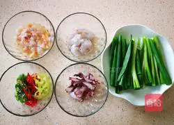 韩式海鲜葱饼的做法图解1