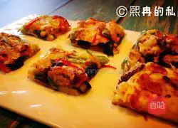 韩式海鲜葱饼的做法图解14