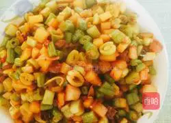 香辣土豆豆角丁的做法图解4