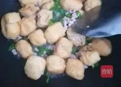 油豆腐炒肉末的做法图解5