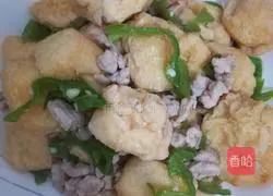 油豆腐炒肉末的做法图解6