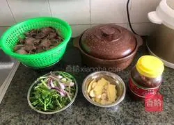 沙锅焗牛舌的做法图解9