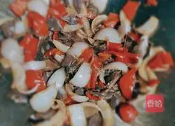 洋葱炒鸡胗的做法图解5