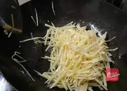薄荷清炒土豆丝的做法图解5