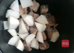 萝卜炖排骨的做法图解6