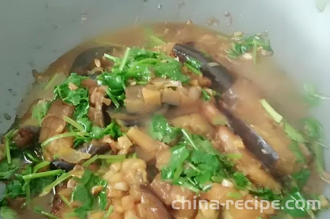 Recipe for Fish flavored Garlic Eggplant
