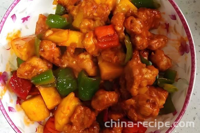 Sweet and Sour Delicious Pineapple Gourd Meat Recipe