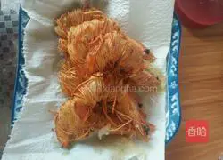 金丝缠腰大虾的做法图解13
