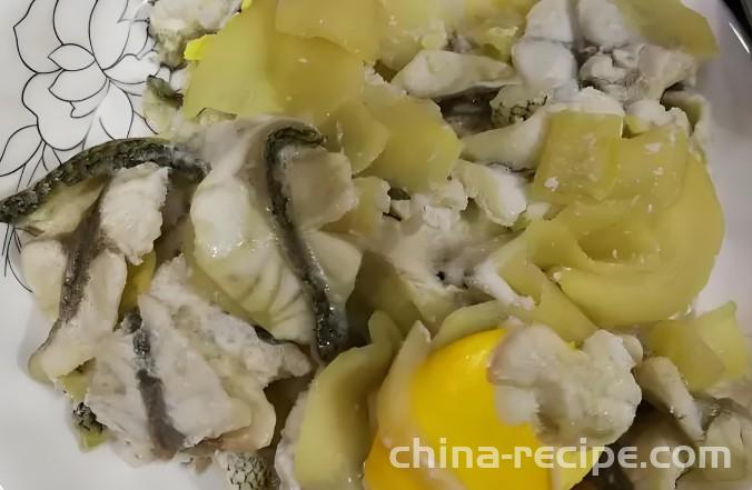 Preparation of sauna apple fish