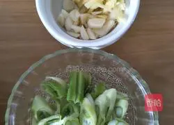 肉炒扁豆丝的做法图解3